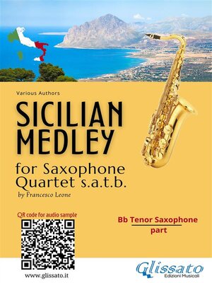 cover image of Bb Tenor Saxophone part--"Sicilian Medley" for Sax Quartet